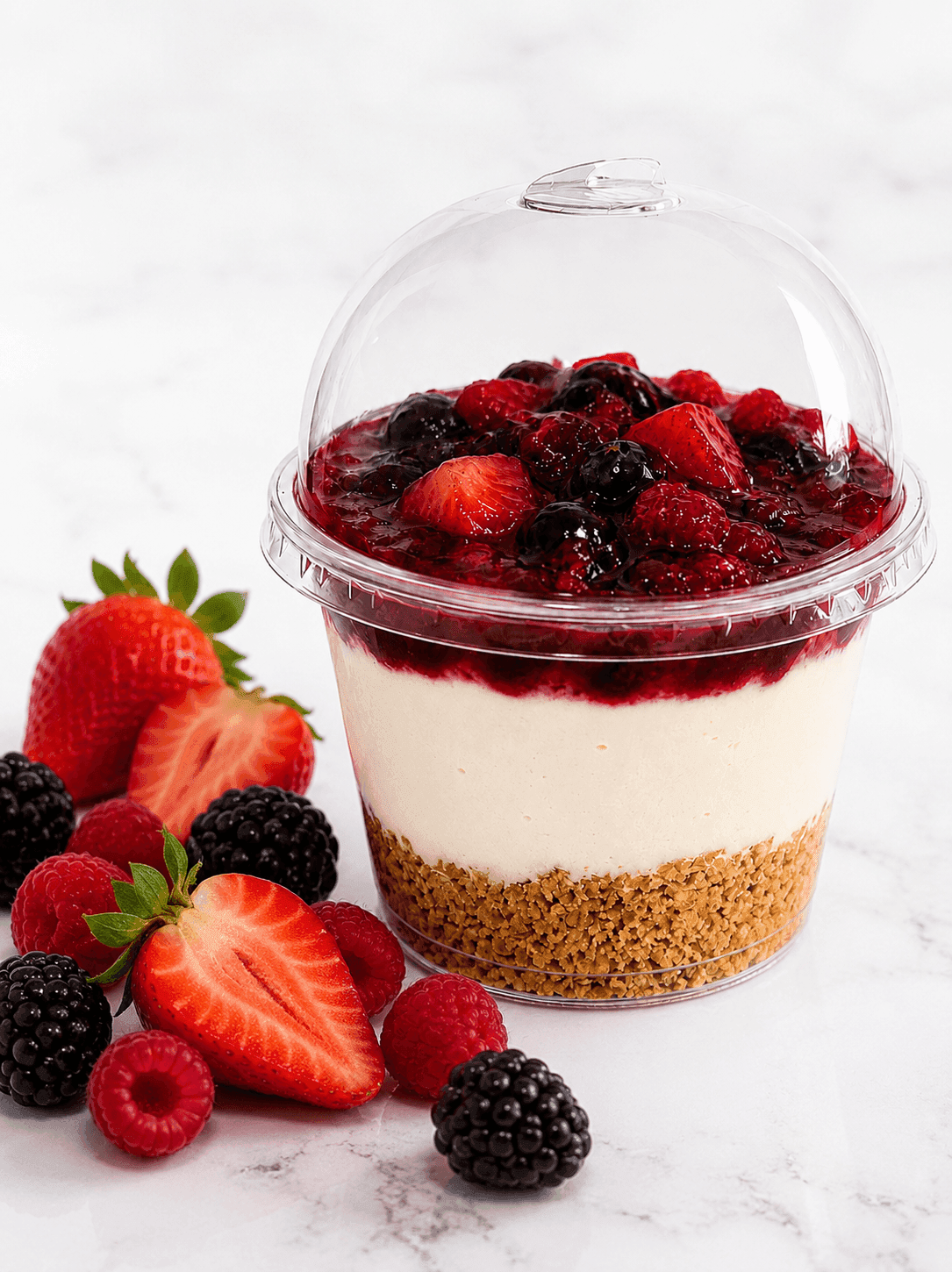Cheesecake de Frutos Rojos 9 Onzas