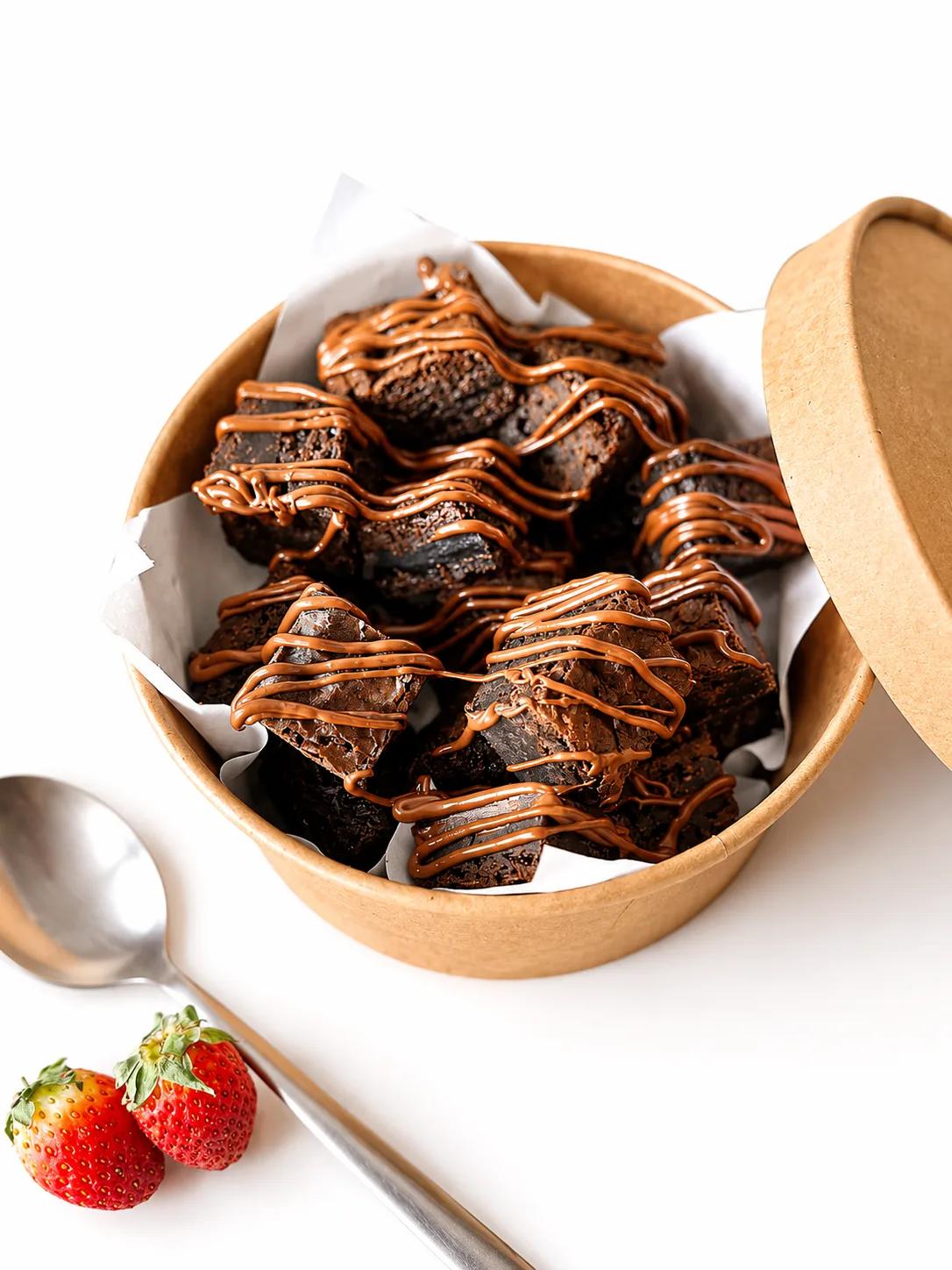 Brownie Bites con Manjar